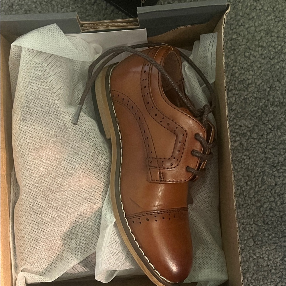 Stacy Adams Tan Leather Oxfords